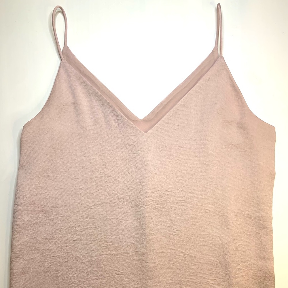 Express Baby Pink Flowy Tank Top (Great for work in corporate)
